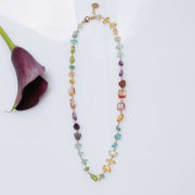 Color Me Brightly - Multi-Gemstone Necklace alt image 3 | Breathe Autumn Rain Artisan Jewelry