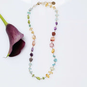 Color Me Brightly - Multi-Gemstone Necklace main image | Breathe Autumn Rain Artisan Jewelry