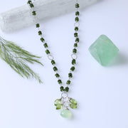 Lilou - Peridot and Chrome Diopside Sterling Silver Necklace alt1 image | Breathe Autumn Rain 