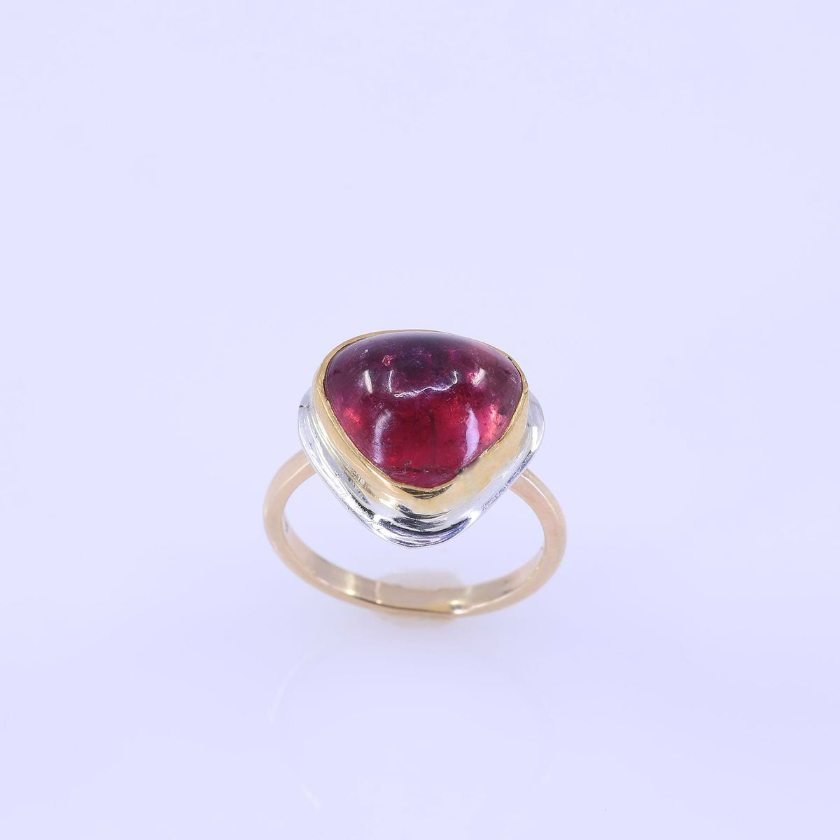 Persistence - Pink Tourmaline Gold Ring alt image | Breathe Autumn Rain Jewelry