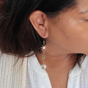 Starlight - Crystal Drop Earrings lifestyle image | Breathe Autumn Rain Jewelry