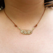 Beach Stroll - Sea Glass Necklace life style image | Breathe Autumn Rain Artisan Jewelry