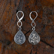 Lord Ganesha Om Sterling Silver Earrings - BreatheAutumnRain