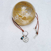 Moonglow - Labradorite Pendant Necklace - alt image | Breathe Autumn Rain