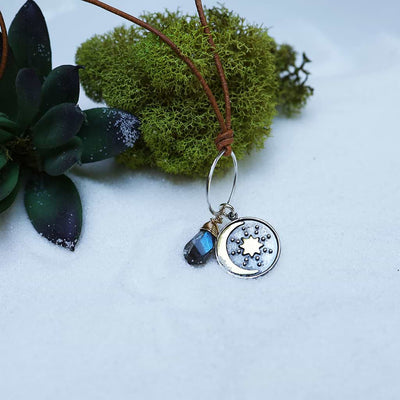 Moonglow - Labradorite Pendant Necklace - main image | Breathe Autumn Rain