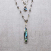 Stillness - Labradorite Double-Strand Necklace - detail image | BreatheAutumnRain