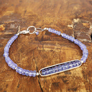 Tanzania - Tanzanites Bar Bracelet - main image | BreatheAutumnRain