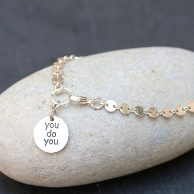 You Do You - Sterling Silver Empowerment Bracelet | BreatheAutumnRain