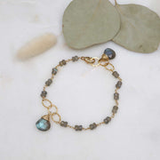 Amaya - Labradorite Gold Bracelet main image | Breathe Autumn Rain Artisan Jewelry