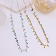 Amira - Sleeping Beauty Turquoise Necklace alt image | Breathe Autumn Rain Artisan Jewelry