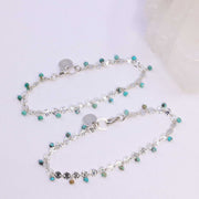 Amira - Sleeping Beauty Turquoise Silver Bracelet main image | Breathe Autumn Rain Artisan Jewelry