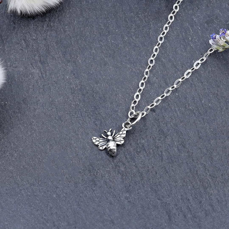 Bees Knees - Honey Bee Charm Necklace silver | Breathe Autumn Rain