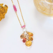 Bellini and Brunch - Padparadscha Sapphire Necklace