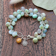 Calypso - Peruvian Opal Silver Bracelet alt image | Breathe Autumn Rain Artisan Jewelry