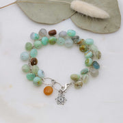 Calypso - Peruvian Opal Silver Bracelet main image | Breathe Autumn Rain Artisan Jewelry