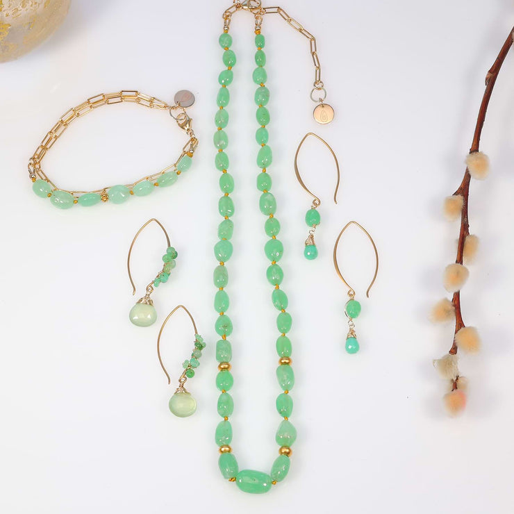 Celedon Khalia Kilauea Green Ensemble Set main image | Breathe Autumn Rain Artisan Jewelry