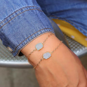 Denali - Druzy Bracelet life style image | Breathe Autumn Rain Artisan Jewelry