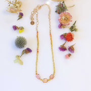 Happy - Sapphire Necklace alt image | Breathe Autumn Rain Artisan Jewelry