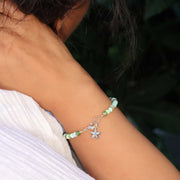 Sea Cove - Peruvian Opal Starfish Bracelet life style image | Breathe Autumn Rain Artisan Jewelry