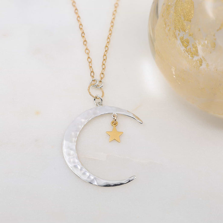 Shooting Star Charm for Bracelet Polished Gold Vermeil Shooting Star Charm