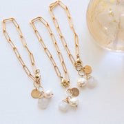 Soho - Gold Link Charm Bracelet main image | Breathe Autumn Rain Artisan Jewelry