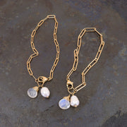 Soho - Gold Link Charm Bracelet alt image | Breathe Autumn Rain Artisan Jewelry